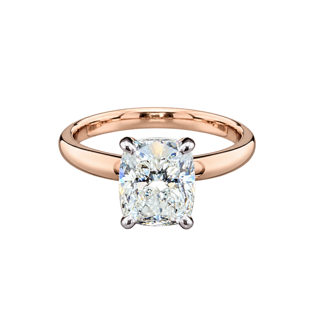 Elongated Cushion Engagement Ring