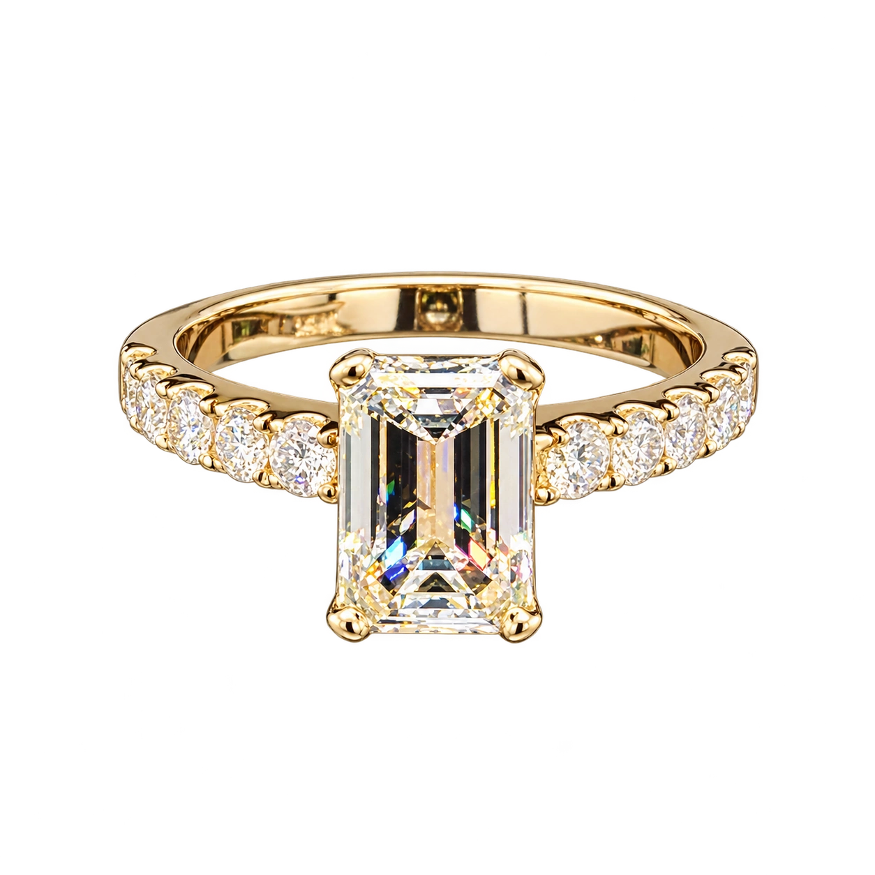 Emerald Cut Engagement Ring